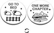 Funny Decision Coin Gifts for Readers, Valentines Day Gifts, Book Lovers Gifts, Funny Gifts for Book Lovers, Bookish Items, Bookworm Gifts, Book Club Gifts, One More Chapter Decision Maker Coin