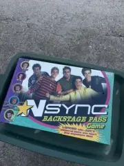 NSYNC Backstage Pass Board Game Vintage 2000 Justin Timberlake New Sealed!