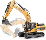 1/40 Scale Metal Excavator Toy, Diecast Construction Equipment Digger Trucks Toys for Boys Kids