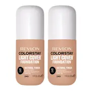 Revlon ColorStay Light Cover Foundation 30ml 240 MEDIUM BEIGE - 2 pack