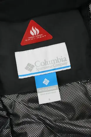 美國百分百【全新真品】Columbia 哥倫比亞 男黑 連帽外套 發熱衣 保暖夾克 防水防風 免運 S