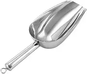 Roarrter Stainless Steel Ice, Small Metal Food Candy Scoop for Kitchen Bar Wedding L
