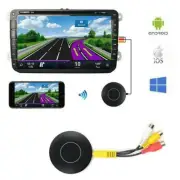 For Car Home HDMI+AV RCA WIFI Mirroring Screen Display Dongle Miracast Airplay (for: Audi)