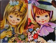 Swap cards Modern playing card back Lovely Girls