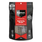 Black Hawk Beef Jerky Straps Dog Treats 200 Gm