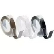 American Crafts We R Memory Keepers Label It 0.375" Emboss Tape - Neutral Colors