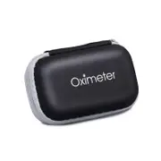 Oximeter Storage Case Fingertip Pulse Oximeter Travel Case Shockproof Waterproof EVA Storage Box black