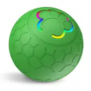 Smart Interactive Dog Toys Ball, Auto Bouncing Rotating Ball, Moving Pet Toys for Dogs 20 lbs, USB Rechargeable, Fun Gift for Boredom, 1 Pack, Green