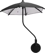 Zopsc Mini Phone Umbrella for Sun, Magnetic Cellphone Sunshade with Rotatable Ring, Flexible Angle, for Beach Pool Video Photo Watching