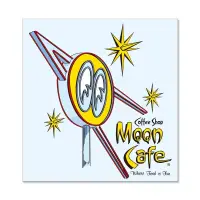 在飛比找蝦皮商城優惠-MOON Cafe 霓虹燈 防水貼紙(透明底) [ DM24