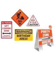Big Dig Construction Decorating Kit 5pk - Easel & Wall Signs