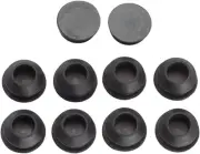 Jagwire Frame Plug Refill Bag - Closed Type for 8.0mm Round Frame Port, Bag/10