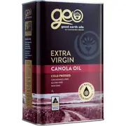 GEO Extra Virgin Canola Oil Cold Pressed 4L