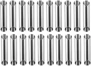 AIMALL 20PCS Stainless Steel Bread Baking Tube Cannoli Molds Cream Horn Pastry Moulds - Reusable & Rust-Resistant, Ideal Kitchen Tool for Desserts, 4.9-5.5 Inches
