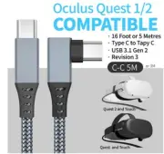 USB C Link Cable For Oculus meta Quest3/2/Pro/Pico 4, PC/Steam/VR Headset Gaming