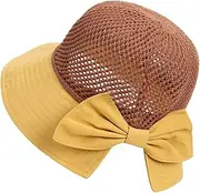 [Gungtj] Sun Visors, Wide Brim Hats, Breathable Sunhat with Hollow Hole Design, Summer Beach Sun Hat, Comfort, Foldable, Lightweight, for Uv Protection, Hiking, Fishing, Travel, Yellow, yellow