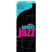 Rico Select Jazz Baritone Sax Reeds, Unfiled, Strength 2 - Soft, 5-Reeds