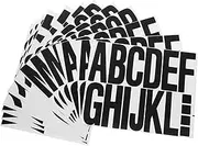 Outanaya Mailbox Stickers 12 Sheets of Letters Numbers Decals Black Window Stickers for