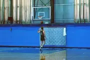 Larry Bird Boston Celtics shoots during a Boston Celtics open prac- Old Photo 3