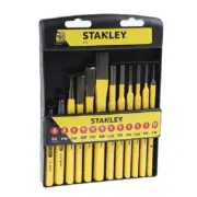 Stanley PUNCH & CHISEL SET 4-18-299 12Pcs Metric, Forged Chrome Vanadium Steel