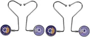 WATIIFUFU Desk Purse Hanger for Office 4pcs Table Bag Hooks Rotating Metal Desk Hooks Space Saver Home Decor