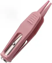 LED Light Ear Nose Cleaning Clip Safe Tweezers for Care Portable Snot Remover with Skid Grip Versatile Ear Navel Cleaner for Home Travel