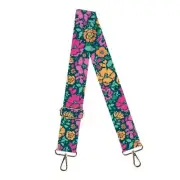 Cool Blue Leopard Adjustable Crossbody Bag Purse Guitar Strap