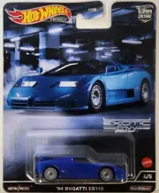 2022 Hot Wheels Premium Car Culture Exotic Envy '94 Bugatti EB110 4/5Real Riders