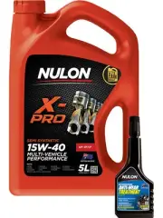 Nulon X-Pro 15W-40 Performance Engine Oil 5L + Anti-Wear Treatment 300ml