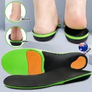 1-3 Orthotic Insoles Insert Shoes High Arch Support Plantar Flat Feet Fasciitis