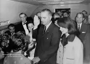 Lyndon Johnson Sworn In PHOTO John F Kennedy Assassination Air Force One Jackie