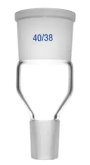 Eisco Labs Expansion Adapter - Socket: 40/38, Cone: 24/29 - Borosilicate Glass