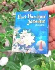 Haridarshan Jasmine,Dhoop Incense Cones Meditation Navratri Sawan Havan Puja