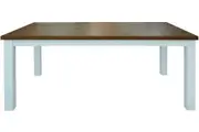 VI Montreal Solid Timber Two Tone Dining Table