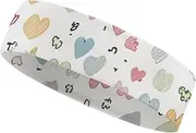 [YKLBV] Moisture Wicking Headbands for Men and Women Bohemian Flower Sports Sweatband for Tennis Basketball Running Gym Working Out