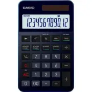 CASIO S100NB-BU Premium Calculator Large-Type Navy Blue Made in Japan New