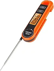 BIUDECO Digital Grill Thermometer Folding Probe for Cooking Meat Accurate Temperature Sensor for BBQ Indoor Outdoor Use for Beef Chicken Pork Fish