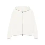 [Calvin Klein] Calvin Klein Cotton Zip-up Hoodie XS NEUTRALS