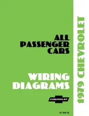 1979 Chevrolet Car Wiring Diagrams - 11x26 inches