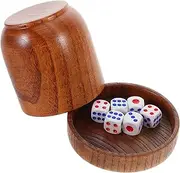 SOPOTUTU 1 Set Dices Shaker Cup Fun Dices Game Props for Ktv and Bar Parties Easy to Use with Lid for Engaging Entertainment Activities