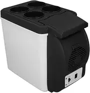 Portable Mini Freezer for Cars, 6L 12 Volt Refrigerator Food Grade Low Noise Multifunctional Portable Car Fridge Freezer