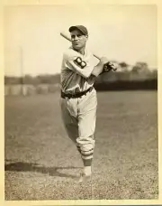 Brooklyn Outfielder Glenn Chapman In Batting Position Old Historic Photo