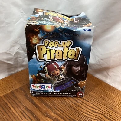 Pirates of the Caribbean On Stranger Tides Pop-Up Pirate! NEW BOX DAMAGE
