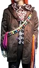 Mad Hatter Bandolier Thread Belt Colourful Yarn Costume Bandoleer, Mix, One size