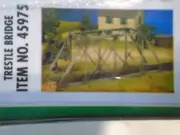 BACHMANN PLASTICVILLE #45975 O SCALE TRESTLE BRIDGE NEW IN SEALED BOX