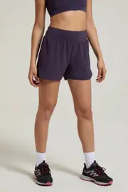 Double-Layer Womens Running Shorts