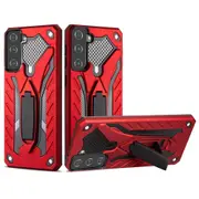 For Samsung Galaxy S21+ Plus Case Armour Shockproof Tough Cover Kickstand Red