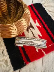 Navajo Sterling Silver Cuff Bracelet