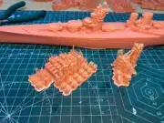 3D Printed 1/700 British Royal Navy Duncan Battleship Unpainted Model Kit