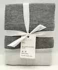 NEW Pottery Barn King Belgian Flax Linen Bed Skirt 14 Inch DROP - Flagstone